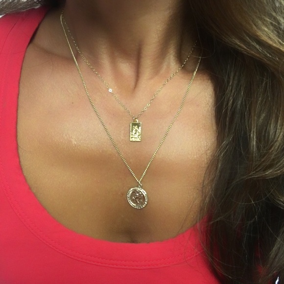 Dainty Saint Christopher Dog Tag Necklace - Picture 6 of 8